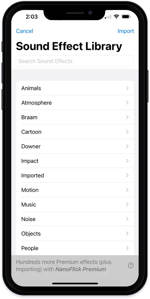 Select a marker to change the sound, volume, and timing.