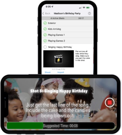 NanoFlick app on iPhone